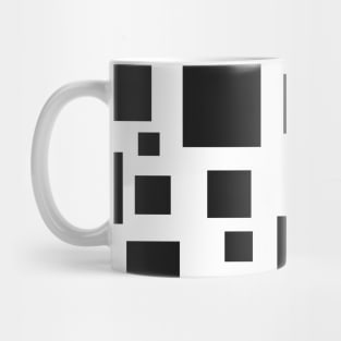 Monochrome Squares Mug